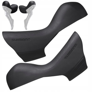 OSŁONY GUMOWE DŹWIGNI KLAMKOMANETEK SHIMANO 105 ST-R7020 ORYGINALNE BOX