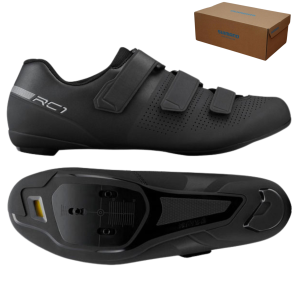 Buty rowerowe SPD szosowe SHIMANO SH-RC102 RC1 r. 44 CZARNE SZTYWNE 27.8 cm