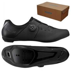 Buty rowerowe szosowe SHIMANO SH-RC302 RC3 SPD SL r. 42 CZARNE BOA SZTYWNE