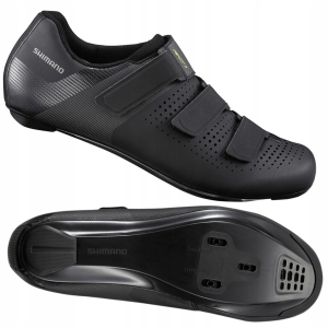 Buty rowerowe SPD szosowe SHIMANO SH-RC100 RC1 38 CZARNE SZTYWNE