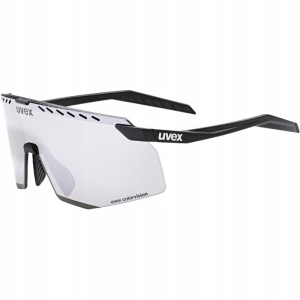 ORYGINALNE okulary rowerowe UVEX PACE STAGE CV czarne 100% UV MIRROR BLUE