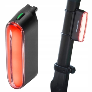 Lampka rowerowa LED tylna magnetyczna IPX6 400mAh USB C 36h ROCKBROS magnes