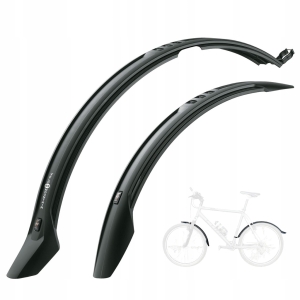 ZESTAW błotniki rowerowe PRÓD + TYŁ SKS VELO 65 26-27,5" BEZ WSPORNIKÓW BOX