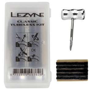 Zestaw naprawczy do opon tubeless LEZYNE CLASSIC TUBELESS KIT + wkłady x5