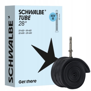 Dętka rowerowa Schwalbe SCV 28" zawór CLIK 60 mm 700x23/30C SZOSOWA BOX