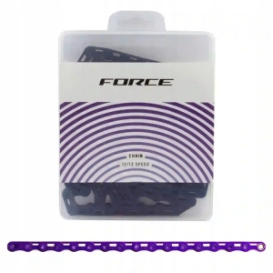 Łańcuch rowerowy SRAM PC FORX AXS E1 12s 13s 114 ogniw BOX spinka FIOLETOWY
