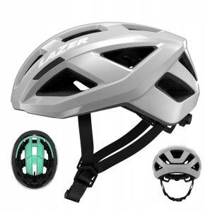 Kask rowerowy szosowy LAZER TONIC KinetiCore r. M 55-59 cm Ice Grey SZARY