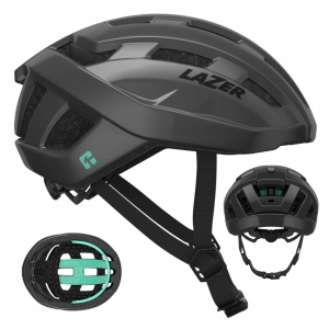 Kask rowerowy szosowy LAZER TEMPO KinetiCore 54-61 cm TITANUM