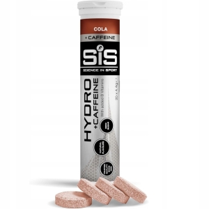 TABLETKI PASTYLKI Z ELEKTROLITAMI SIS HYDRO NAWADNIAJĄCE COLA + KOFEINA