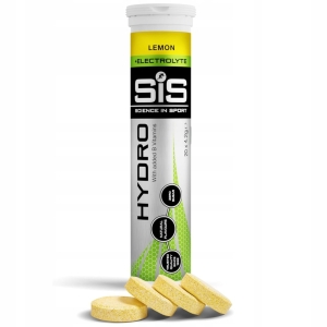 TABLETKI PASTYLKI Z ELEKTROLITAMI SIS HYDRO NAWADNIAJĄCE CYTRYNA 20 x 4,5g