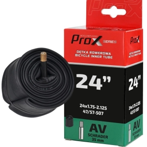 Dętka rowerowa PROX 24" 24x1.75-2.125, 47/57-507 wentyl Auto AV samochodowy