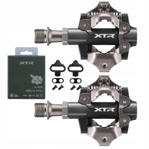 Pedały rowerowe MTB XC SPD SHIMANO XTR PD-M9200 OŚ KRÓTSZA 3 mm + BLOKI BOX