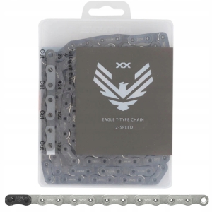 Łańcuch rowerowy Sram CN XX T-TYPE EAGLE 12 RZĘDOWY 126 OGNIW 247 g BOX