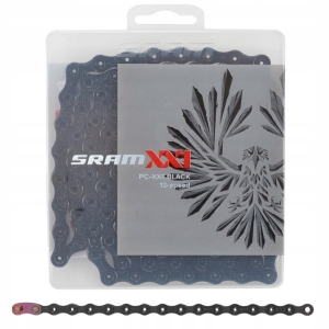 ORYGINALNY łańcuch rowerowy SRAM XX1 EAGLE 12s 126 ogniw CZARNY SPINKA BOX