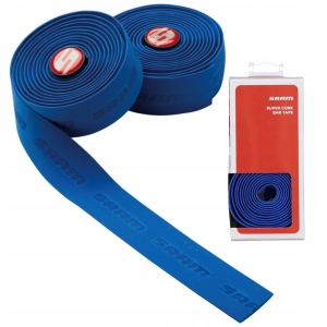 Owijka rowerowa SRAM SuperCork niebieski 3 mm + KORKI do szory gravela BOX