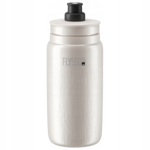 BIDON rowerowy ELITE FLY TEX 550 ml BPA FREE bardzo lekki BIAŁY PERŁOWY