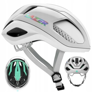 Kask rowerowy SZOSOWY LAZER VENTO BIAŁY Pure White r. M 55-59 cm KinetiCore