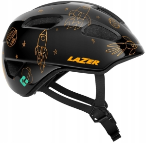Kask rowerowy dziecięcy LAZER PNUT KinetiCore 46-52 cm Rakiety BEZPIECZNY