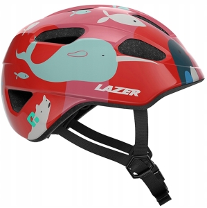 Kask rowerowy dziecięcy LAZER PNUT KinetiCore 46-52 cm ocean BEZPIECZNY