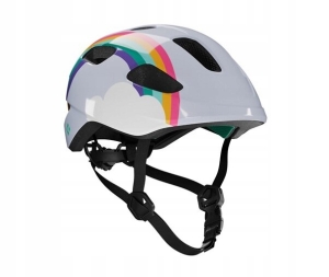 Kask rowerowy dziecięcy LAZER PNUT KinetiCore 46-52 cm tęcza BEZPIECZNY