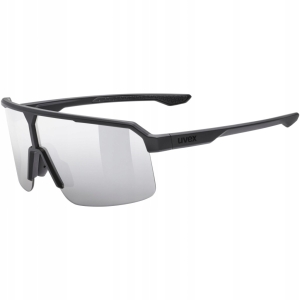 Okulary rowerowe przeciwsłoneczne UVEX RAMP czarne S2 UV400 lustrzane