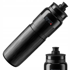 ELITE FLY TEX 950 ml Bidon rowerowy BPA FREE ULTRA LEKKI JAKOŚĆ czarny