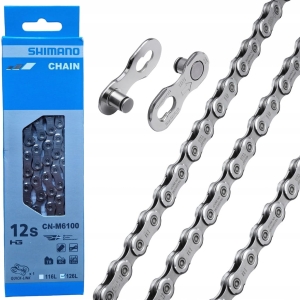 ORYGINALNY ŁAŃCUCH ROWEROWY SHIMANO DEORE CN-M6100 12 rz. 126L SPINKA BOX