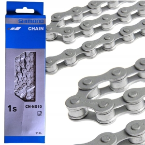 Oryginalny łańcuch rowerowy CN-NX10 NEXUS 1-rzędowy 114 ogniw BOX CITY