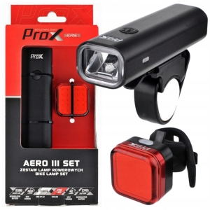 ZESTAW LAMPEK ROWEROWYCH PROX AERO F III SET APUS