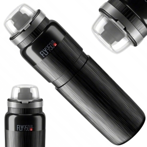 BIDON ROWEROWY ELITE FLY TEX MTB z osłonką 950 ml CZARNY BPA FREE LEKKI