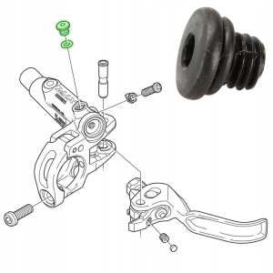 Shimano śruba do odpowietrzania + O-Ring do BL-M988