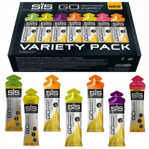 SIS ŻEL ENERGETYCZNY IZOTONICZNY 7x 60 ml MIX SMAKÓW ENERGY GEL Węglowodany